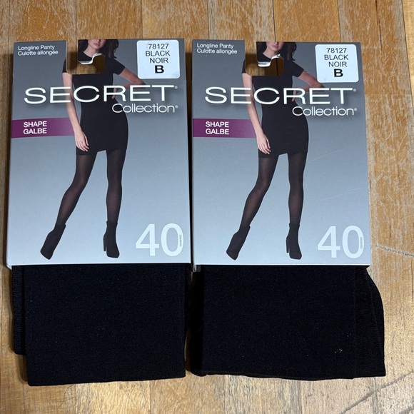 secret. Accessories - NWT 2 pairs of Secret Collection longline pantyhose